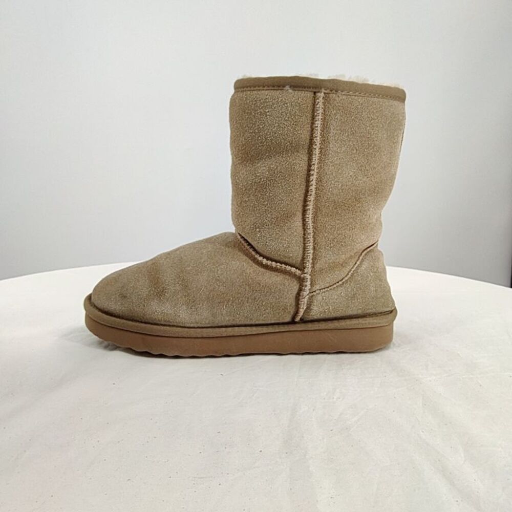 Quince Women Australian Shearling Mid-Calf Boot Tan 7